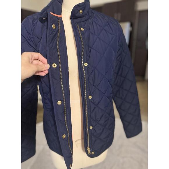 Ralph Lauren Quilted Puffer Jacket Navy Sz M Womens - Picture 4 of 8